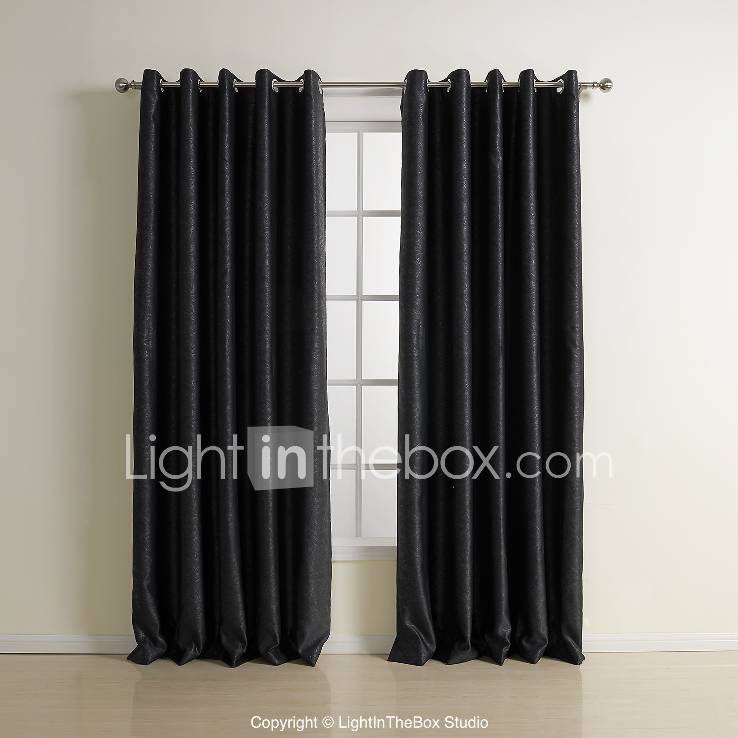 Twee panelen window behandeling neoklassiek , effen slaapkamer ...