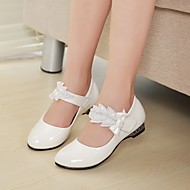 Pompes / Talons ( Noir/Blanc ) - Simili Cuir - Chaussures à talons