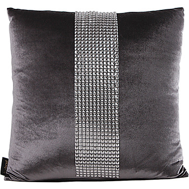 Traditional Gray Synthetic Decorative Pillow Cover 526206 2016 ? $13.49