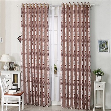 To paneler rustikk blomster / botanikk rød soverom polyester panel ...