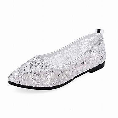 gold and silver flats