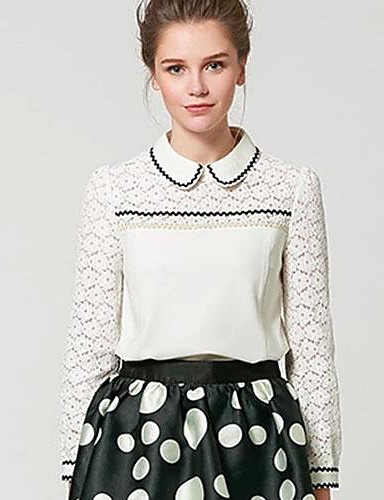 peter pan collar blouse girl